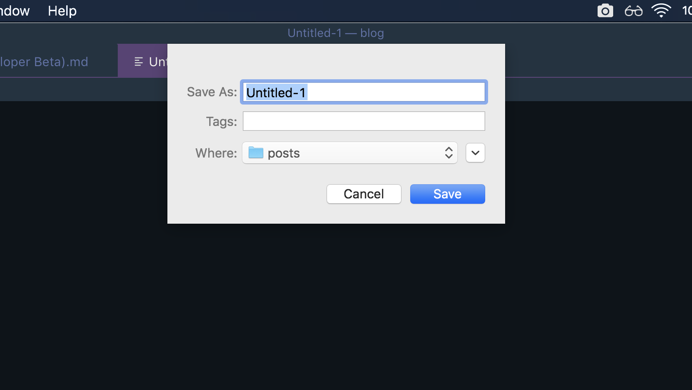 MacOS Mojave File Picker glitch