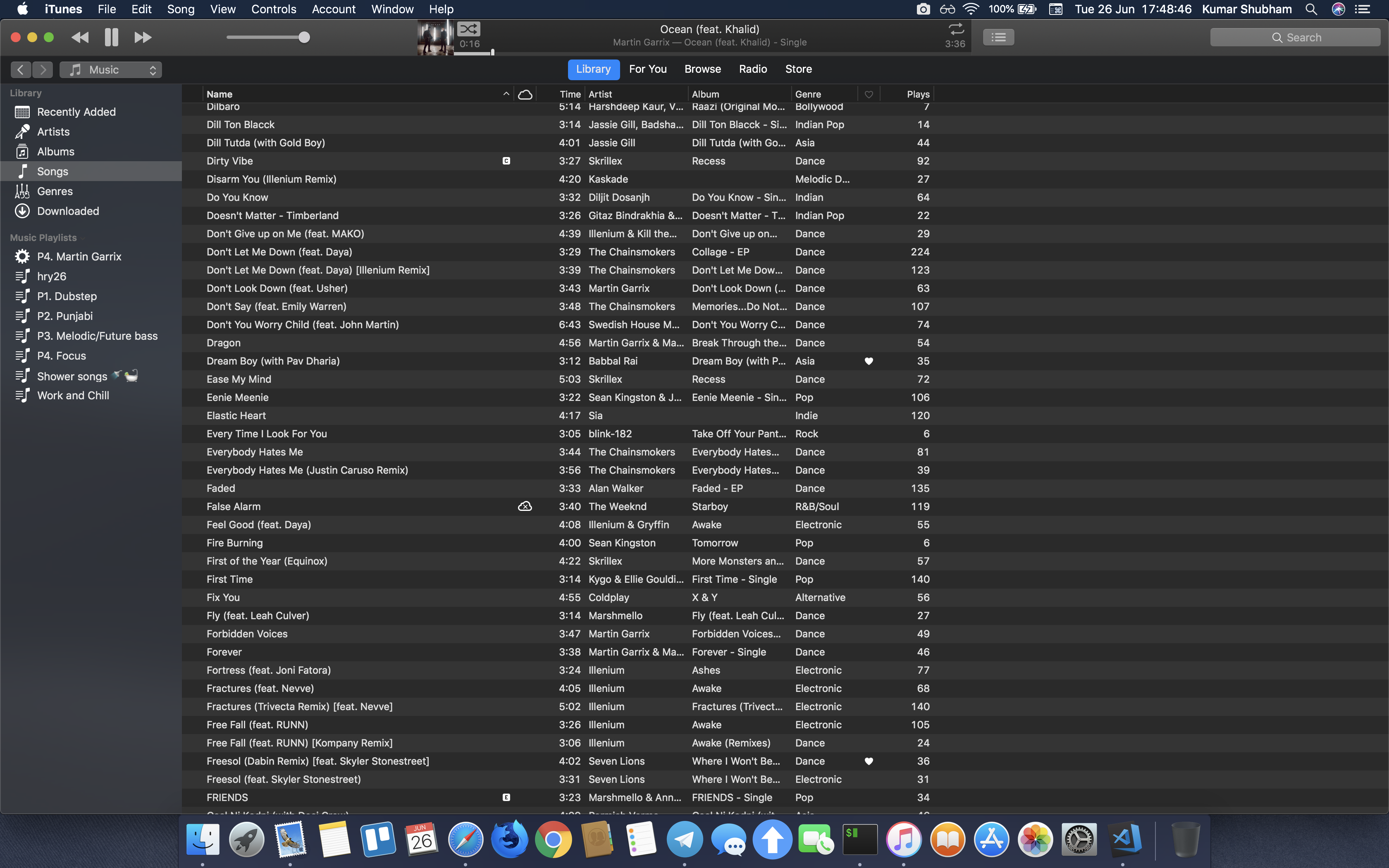 MacOS Mojave iTunes in dark mode